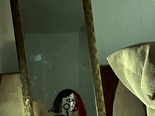 Curvy Emo Girl with Glasses Masturbates Her Pretty Wet Pussy Intensely