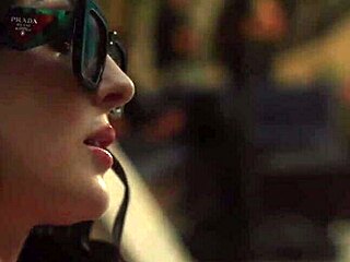 Why does brunette Charlotte Sins ride cowgirl after blowjob and pussy licking in the pool?