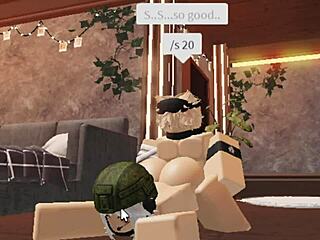 Cute Blonde Boy Gets Creampie From Soldier Girl In One On One Military Action