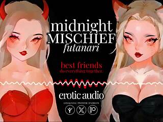 Erotic audio FF4M with two FUTANARI women USING you at party for 3WAY FACEFUCK pegging ANAL