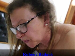 Stepmom Fucks Stepson After Catching Him Showering in Red Sheer