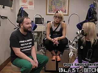 Channy crossfire gags on cock before creampie blast but can you last?