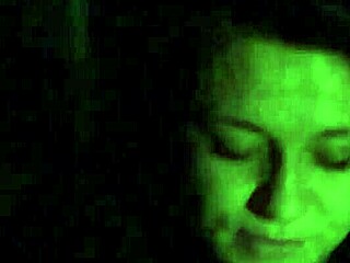 Suck that big cock with intense blowjob action from slut with natural tits