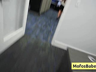 horny office milf sasha pearl fingers big natural boobs naughtily