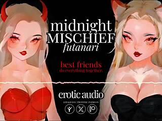 Erotic audio FF4M with two FUTANARI women USING you at party for 3WAY FACEFUCK pegging ANAL