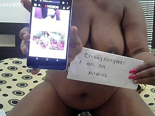 Ebony BBW Big Ass Tits Verification Fuck