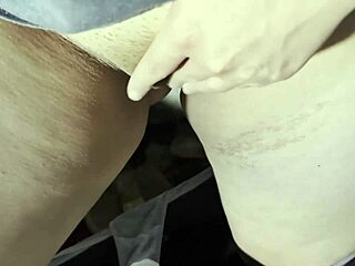 Are you hiding from parents in that hut just to jerk off your wet hairy pussy until intense orgasm?