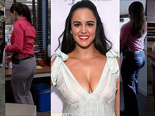 Melissa fumero's juicy latina curvy ass bent over!