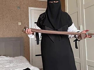 hot arab stepmom in leggings gets fucked by big cock in homemade hardcore action wow!