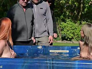 Veronica Leal and Leya Desantis take dp drilling from robbers in rampant robbery part 2