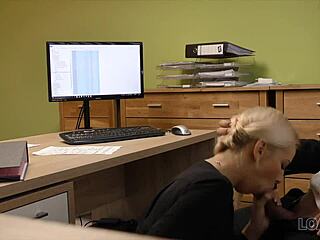 Karol Lilien begs for unstoppable cash sex pounding outdoors.