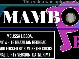 i'm melissa lisboa horny brazilian redhead taking monster bbc balls deep anal dp atm rimjob ob395