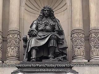 Stunning Asian Poopea Pons big tits bounce in swingers club double penetration orgy