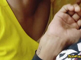 i sneak in and fuck my horny boss's shaved pussy right in his office