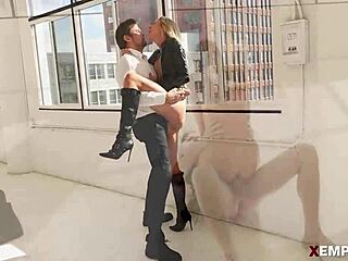 Blonde Addison Vodka Takes Hard Cock In Pussy