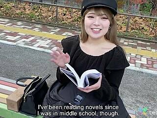 Keiko the amateur Japanese shop girl arrives at Tokyo hotel. STRANGER STRIPS her lingerie and FUCKS her shaved pussy in first time JAV.