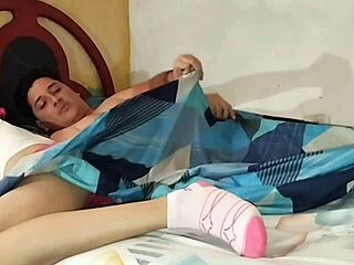 Colombian StepSister Wakes Up Horny for Passionate Bareback POV Sex in Homemade Action