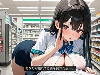 Late-Night Busty Clerk's Secret Titjob ASMR