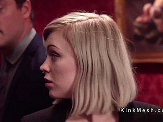 Two Bound Slaves Take Rough Anal in BDSM Threesome