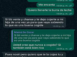 WhatsApp chat with my friend Oscar's boss leads to another steamy Mexican creampie session