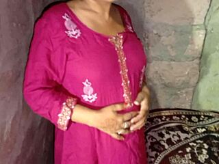 Bhabhi Sneaks Devar Fuck in House with Hindi Moans