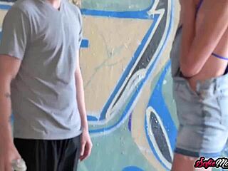 Naughty Cougar Sofie Marie Lures Amateur into Steamy Outdoor Blowjob and Ride