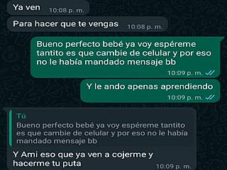 WhatsApp chat with my friend Oscar's boss leads to another steamy Mexican creampie session