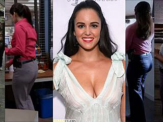 Melissa fumero's juicy latina curvy ass bent over!