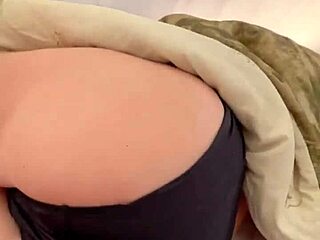 Woke up big ass step sister in tent and fucked her tight wet pussy doggystyle