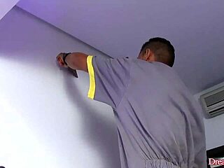 sultry tranny nicolly pantoja takes young guy's cock deep in butt bareback