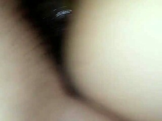 chubby japanese amateur bends over for bareback anal creampie pov