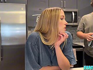 fucking my stepbro's hot blonde girlfriend khloe kapri feels so taboo