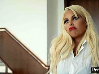 deeper! maitland dominates bridgette b ffm hairy pussy licking bondage