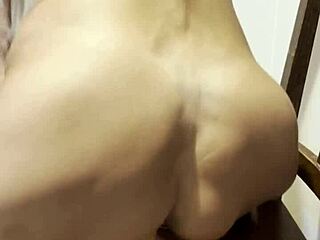 i shove big dildos deep in my oiled pussy solo