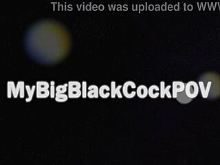 Naughty Eveline Dellai takes big black cock deep in her ass POV!!