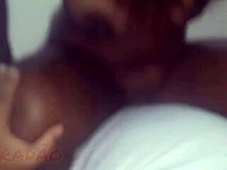 ebony bbw with big ass and tits rides cock in anal massage