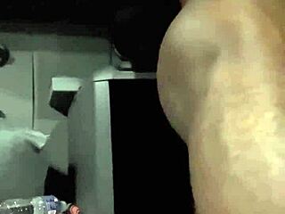 couple trains petite ebony's throat with monster bbc deep cum