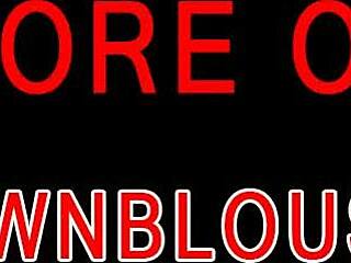 she teases deep cleavage downblouse voyeur style