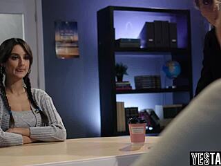 i teach these latina teens a lesbian lesson