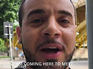 street pickup brazilian flashes hairy pussy big ass for monster cock pounding