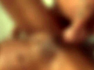 Big-boob black stepmom Monica Foster rides white stepson cowgirl!