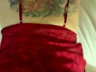 Tattooed Slut Bent Over for Intense Doggystyle Creampie