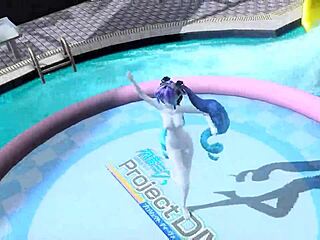 hatsune miku and dear cocoa shake big tits dancing fully nude sexy