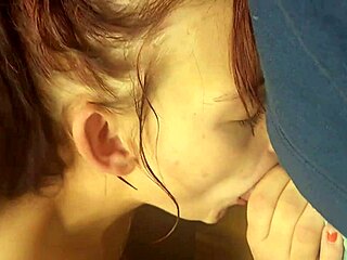 my petite 18yo stepdaughter deepthroats my cock right after i fuck my wife!