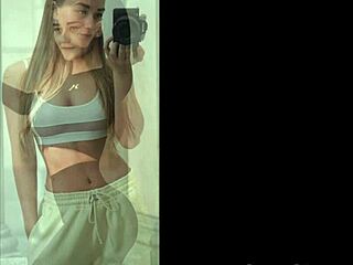 Francis Kweldam's Athletic Dutch Blonde Big Ass and Tits Fitness Tease