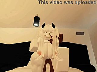 roblox shy girl turns super horny with big cock 😈🍆💦