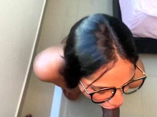 whoa babe deepthroats that huge cock pov 😍 amateur couple nysdel