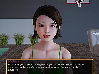 playing games with my new brunette family small tits fun