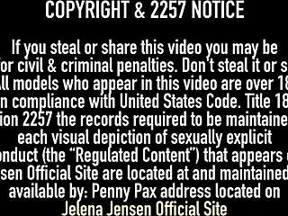 Big Boobed Jelena Jensen Caught Masturbating Her Huge Pussy Lips Vibing