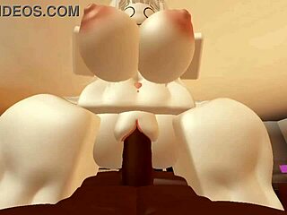 roblox shy girl turns super horny with big cock 😈🍆💦